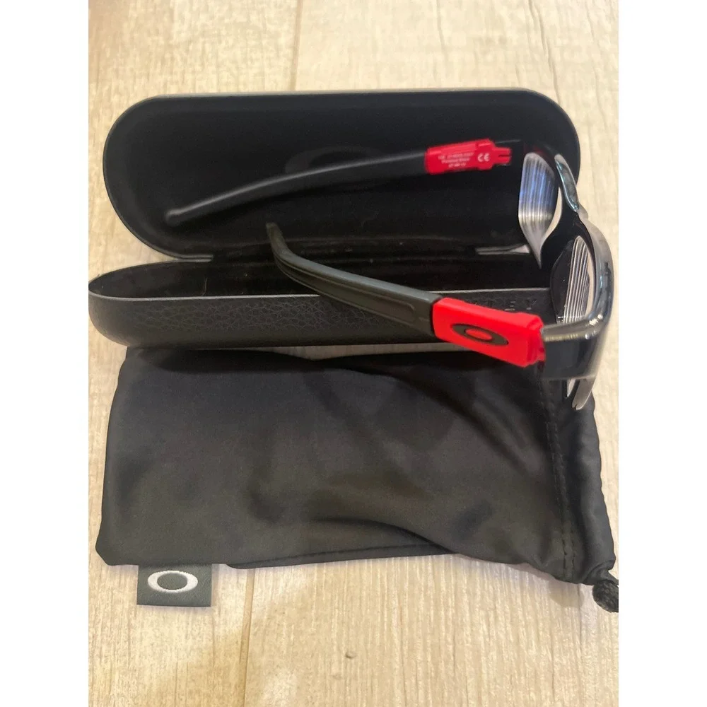 Oakley Marshal XS Kids Eyeglasses Polished Black Red OY8005-0347 47-14 128 Case